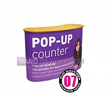 pop up counter table